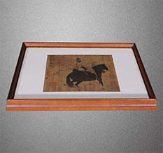 子长书画装裱配框服务案例